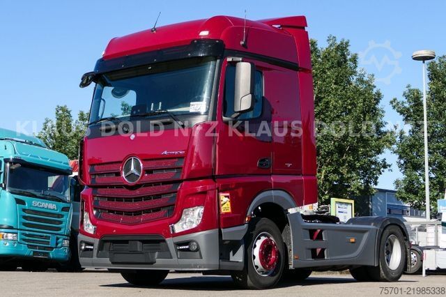 Standard tractor unit MERCEDES-BENZ Actros 1845 Blatt/Luft XL-Tank Kühlbox Euro 6