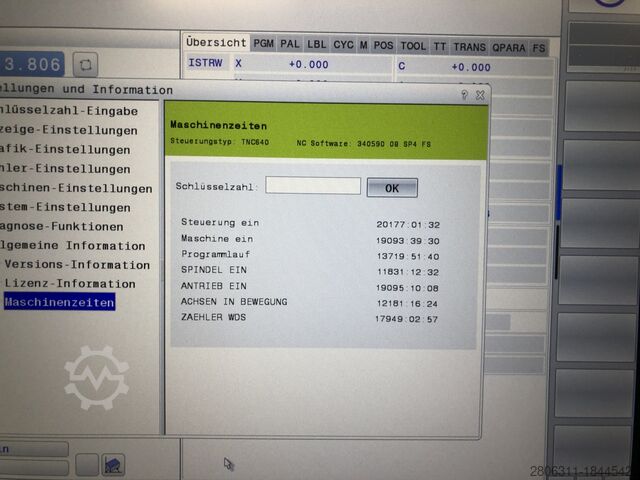 Bearbejdningscenter HERMLE C 400