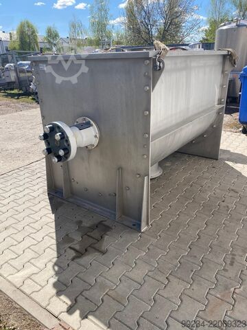 2400 Liter RVS Horizontale Ribbon Blender WAM GROUP S.p.A. (Italië) Model WNHO2400E/0DK WAMGROUP S.p.A. WNHO2400E/0DK