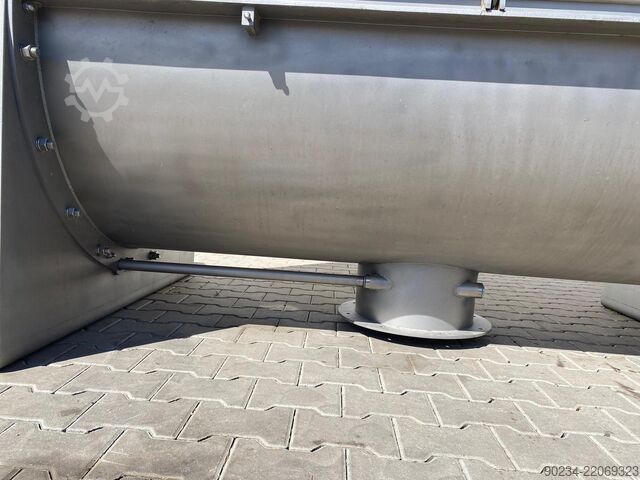 2400 Liter RVS Horizontale Ribbon Blender WAM GROUP S.p.A. (Italië) Model WNHO2400E/0DK WAMGROUP S.p.A. WNHO2400E/0DK