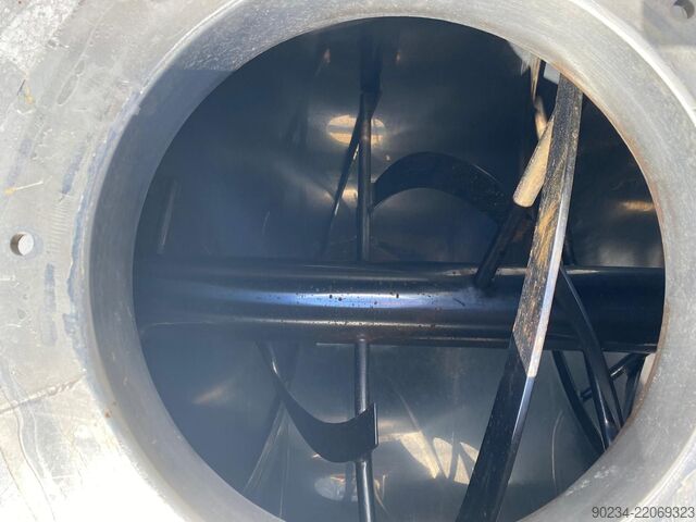 2400 Liter RVS Horizontale Ribbon Blender WAM GROUP S.p.A. (Italië) Model WNHO2400E/0DK WAMGROUP S.p.A. WNHO2400E/0DK