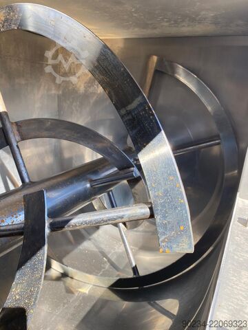 2400 Liter RVS Horizontale Ribbon Blender WAM GROUP S.p.A. (Italië) Model WNHO2400E/0DK WAMGROUP S.p.A. WNHO2400E/0DK