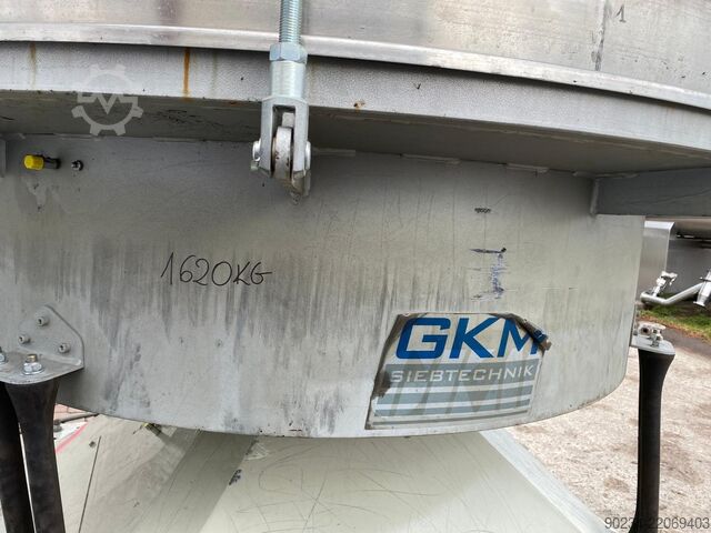 1820 mm, 3 etaje, 4 kW, sită rotativă din oțel inoxidabil GKM Siebtechnik GmbH Tip KTS 2000/3 GKM Siebtechnik GmbH KTS 2000/3