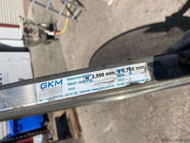 1820 mm, 3 etaje, 4 kW, sită rotativă din oțel inoxidabil GKM Siebtechnik GmbH Tip KTS 2000/3 GKM Siebtechnik GmbH KTS 2000/3