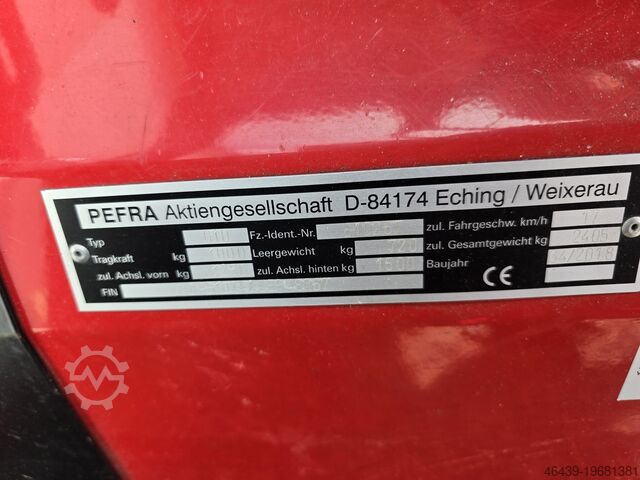 Elektrische zware transporteur Pefra Elektrotransporter 610 / 1400