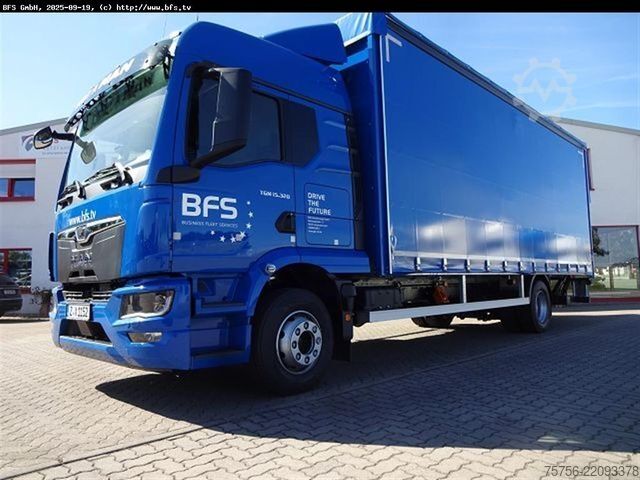 Kamion sa ravnom platformom i ceradom MAN TGM (TG3) 15.320 4x2 BL Curtainsider, BÄR LBW