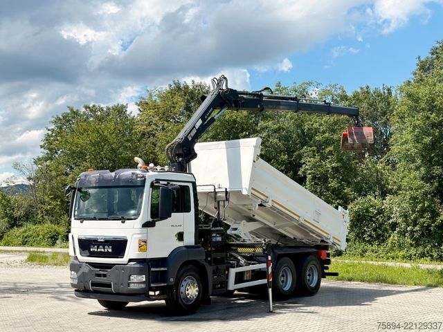 Lastbilsmonterad kran MAN TGS 26.400 * HIAB 144 E-3 HIDUO + FUNK * 6x4