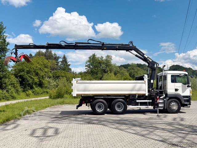 Lastbilsmonterad kran MAN TGS 26.400 * HIAB 144 E-3 HIDUO + FUNK * 6x4
