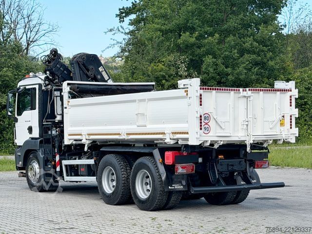 Lastbilsmonterad kran MAN TGS 26.400 * HIAB 144 E-3 HIDUO + FUNK * 6x4