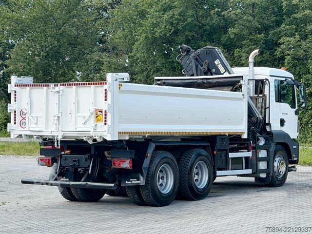 Lastbilsmonterad kran MAN TGS 26.400 * HIAB 144 E-3 HIDUO + FUNK * 6x4