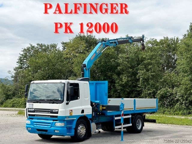 Lastbilsmonterad kran DAF CF 75.310 * Pritsche 5,75 m * PK 12000/FUNK