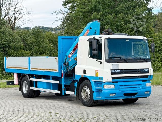 Lastbilsmonterad kran DAF CF 75.310 * Pritsche 5,75 m * PK 12000/FUNK