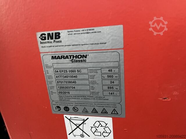 Chariot à mât rétractable Linde R10N