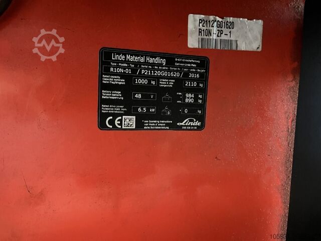 Chariot à mât rétractable Linde R10N