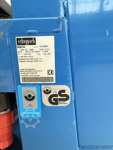 Båndsav Scheppach Besato 54