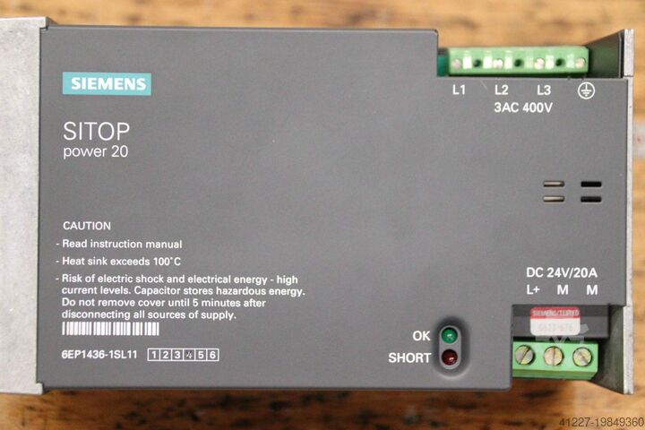 Fuente de alimentación SITOP Power Siemens 6EP1436-1SL11