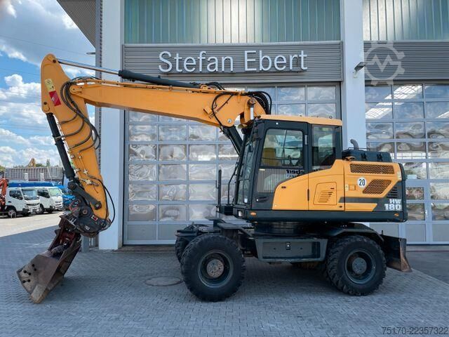 Radbagger Hyundai HW 180 / 3.054h / hydr. Grabenräumer / Klima