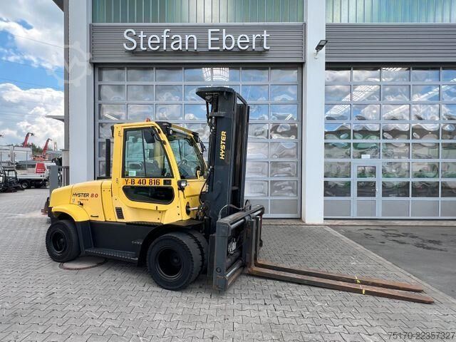 Gabelstapler Hyster H8.0 FT9 / nur 1.426h! / Triplex: 5,52m / ZVG