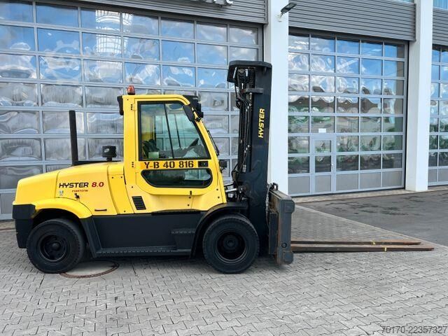 Gabelstapler Hyster H8.0 FT9 / nur 1.426h! / Triplex: 5,52m / ZVG