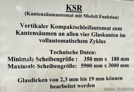 Maszyna do produkcji szkła izolacyjnego Lisec KSR 30 3000 mm Left-Right