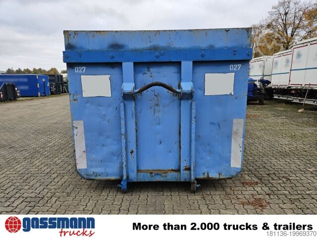 Afzetcontainer Abrollcontainer mit Flügeltür ca. 27m³