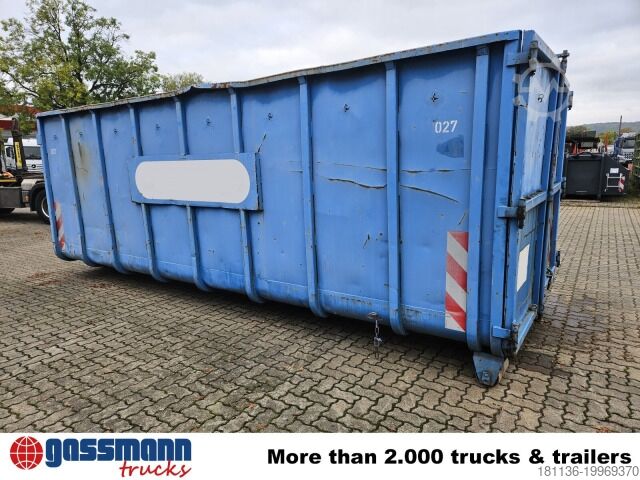 Afzetcontainer Abrollcontainer mit Flügeltür ca. 27m³