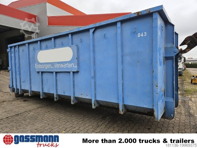 Krokcontainer  Abrollcontainer mit Flügeltür ca. 27m³