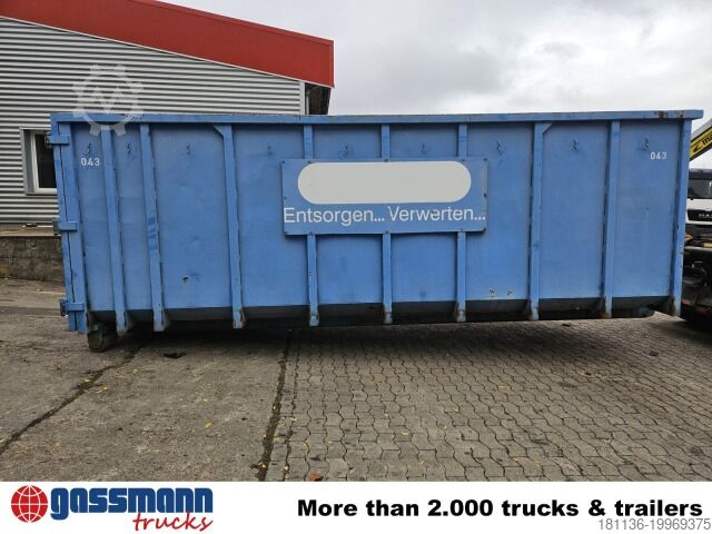 Krokcontainer  Abrollcontainer mit Flügeltür ca. 27m³
