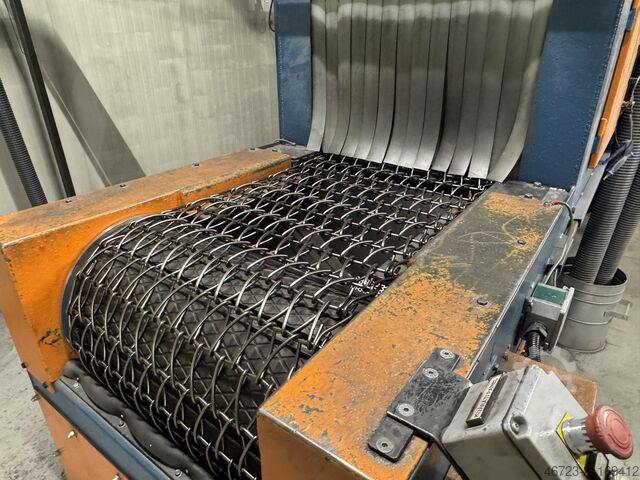 Blästringsanläggning för aluminiumdelar ABRAZÍV 