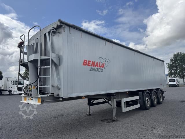Kippers oplegger Benalu Optiliner 58 m³ Liftachse 6.060 kg Alufelgen