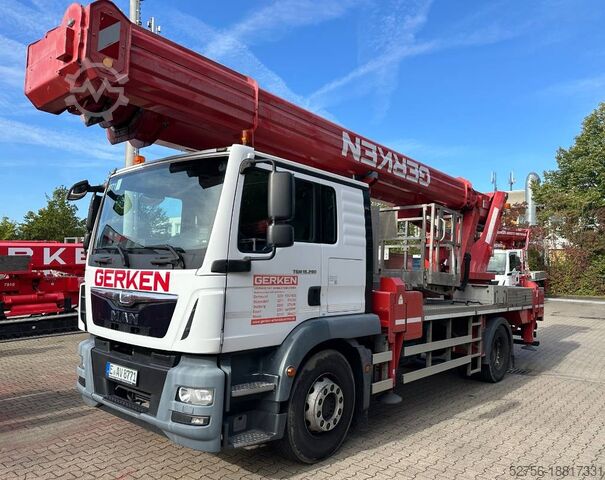 Op vrachtwagen gemonteerd platform Ruthmann T400