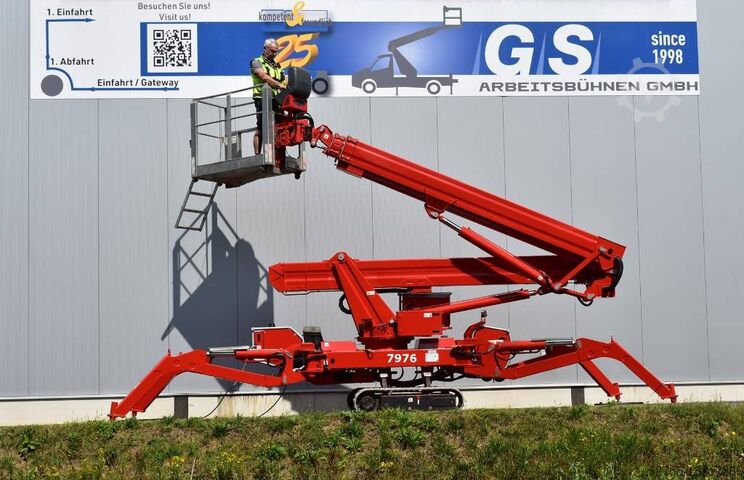 Scharnierende telescopische hoogwerker Teupen Leo 21GT