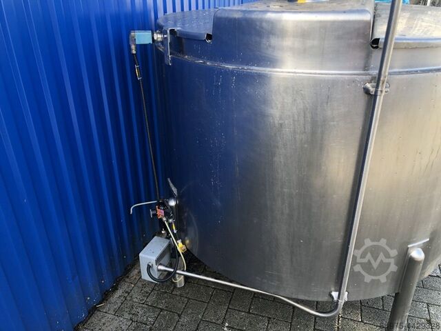 Omrøringstank i rustfrit stål med dobbelt APV 10492