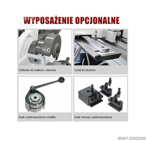 Univerzális hagyományos eszterga CORMAK CORMAK 500 x 1000 / 80