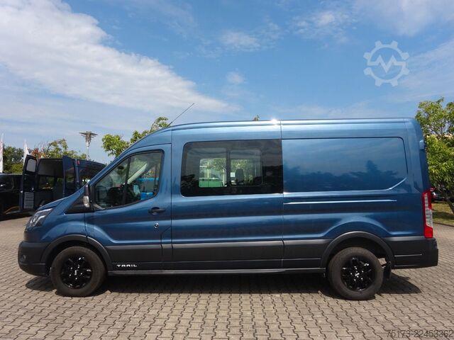 Hög tak skåpbil FORD Transit DoKa Kasten 350 L3H2 Trail AHK Navi ACC