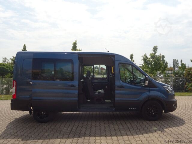 Hög tak skåpbil FORD Transit DoKa Kasten 350 L3H2 Trail AHK Navi ACC