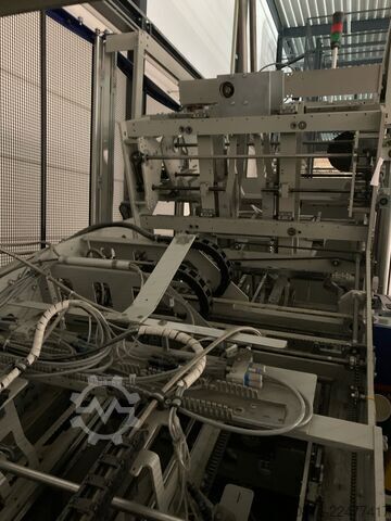 Ligne de traitement entièrement automatisée pour boîtes en carton rigide jusqu'à 400 cycles/heure Kolbus fully equiped BoxLine SW series