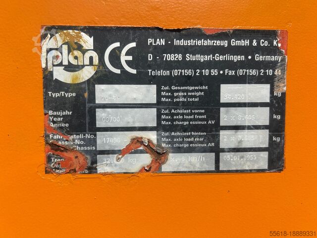 Reboque para veículos pesados Platform industrie transportkar 70-4