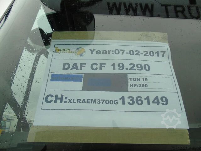 Hladnjača i zamrznuti transport DAF CF 290 + CARRIER + LOADLIFT