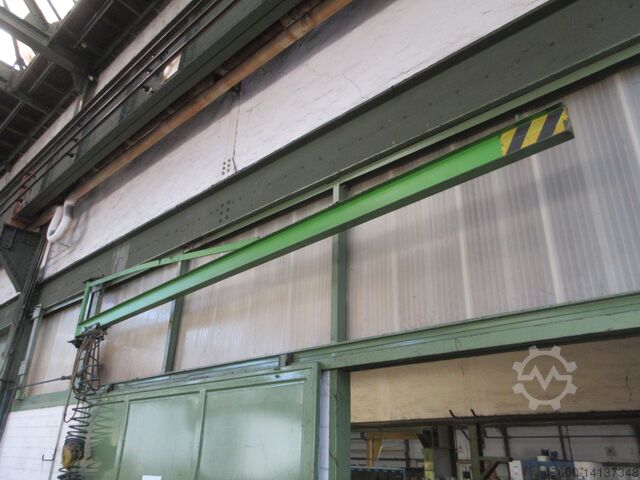 Forgódaru Falra szerelt forgódaru Daru Daru Vetter Drehkran Hallenkran Kran NL 125KG incl. Stahl Kettenzug 5,5m