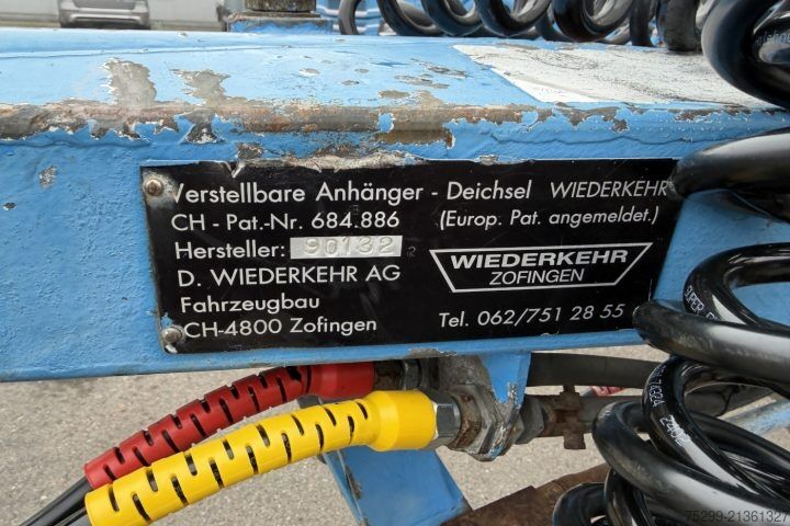 Prikolica sa sandukom Van Hool 2K0019 Koffer / Swiss-Vehicle