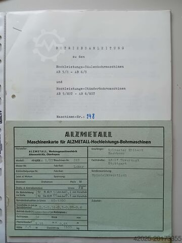 Zuilboormachine AB ALZMETALL , AB 5 HST