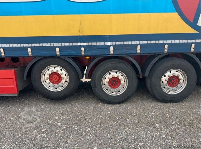 Open semitrailer with tarp SCHWARZMÜLLER 3-Achs-Ultralight Schiebeplane