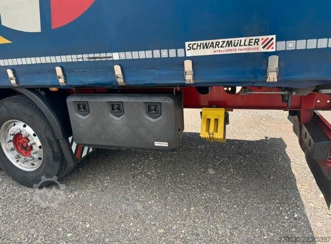 Open semitrailer with tarp SCHWARZMÜLLER 3-Achs-Ultralight Schiebeplane