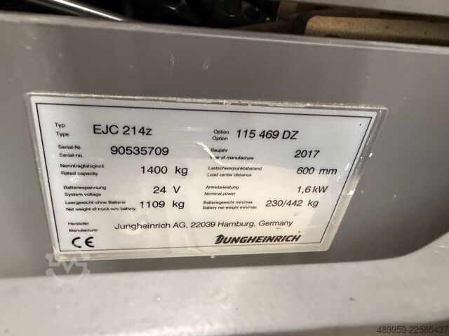 Hochhubwagen Jungheinrich EJC 214z