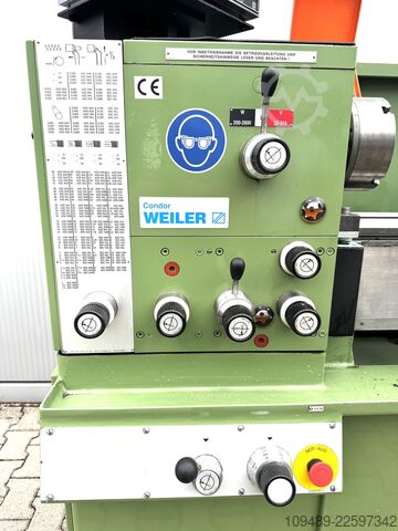 Leit-/Zugspindeldrehmaschine/Condor B WEILER Condor B  / 3 - Achsdigitalanzeige