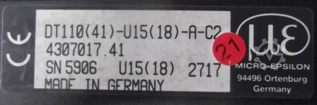Wzmacniacz Micro-Epsilon DT110-U15-A-C2