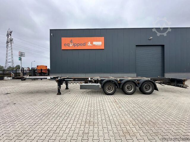 Transporte de contentores Broshuis 3UCC-39/45 FLN, 45FT High Cube multi, BPW, lift...