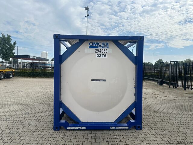 Tankcontainer CIMC 20FT ISO / 25.120L / 1-COMP  / BAFFLES / UN POR...