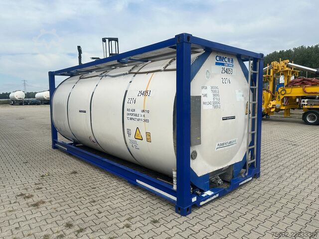 Tankcontainer CIMC 20FT ISO / 25.120L / 1-COMP  / BAFFLES / UN POR...